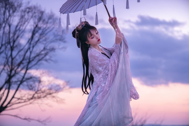 Stylish outdoor parasol